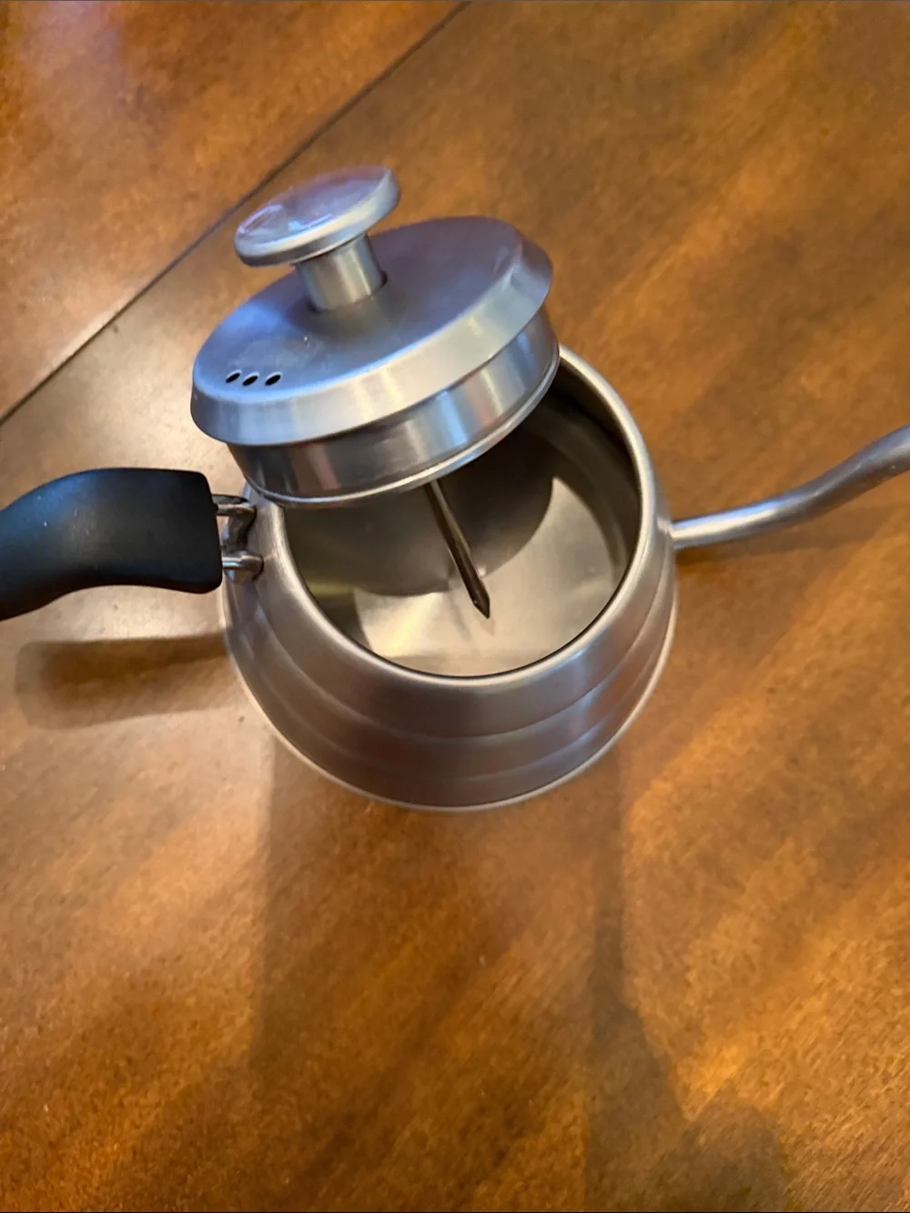 Stainless Steel Gooseneck Kettle and French Press Set - Silver
